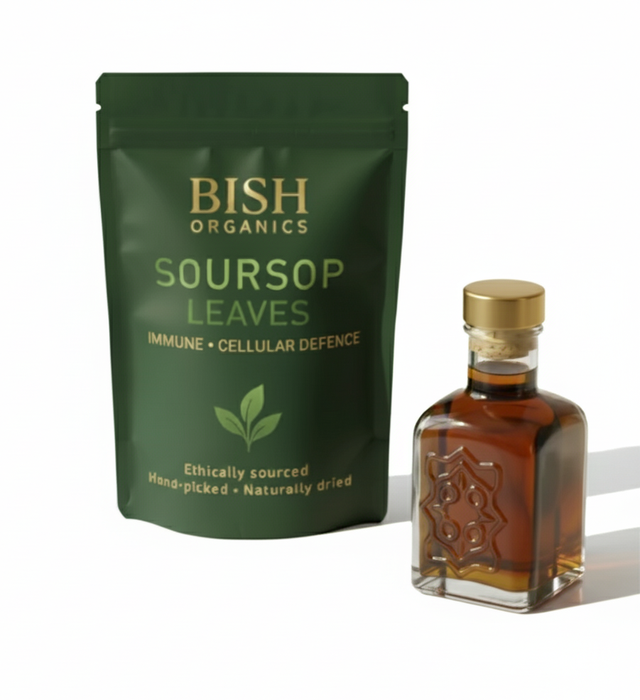 Dual Healing Bundle: Soursop Leaves + Madinah Black Seed Oil